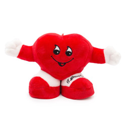 Pluszowe serce 15 cm