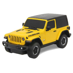 Jeep Wrangler JL skala 1:24 Rastar 79500 samochód sterowany żółty
