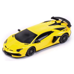 Lamborghini Aventador SVJ R/C skala 1:24 Rastar 96100 samochód sterowany żółty