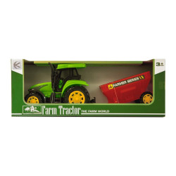 Traktor z przyczepą